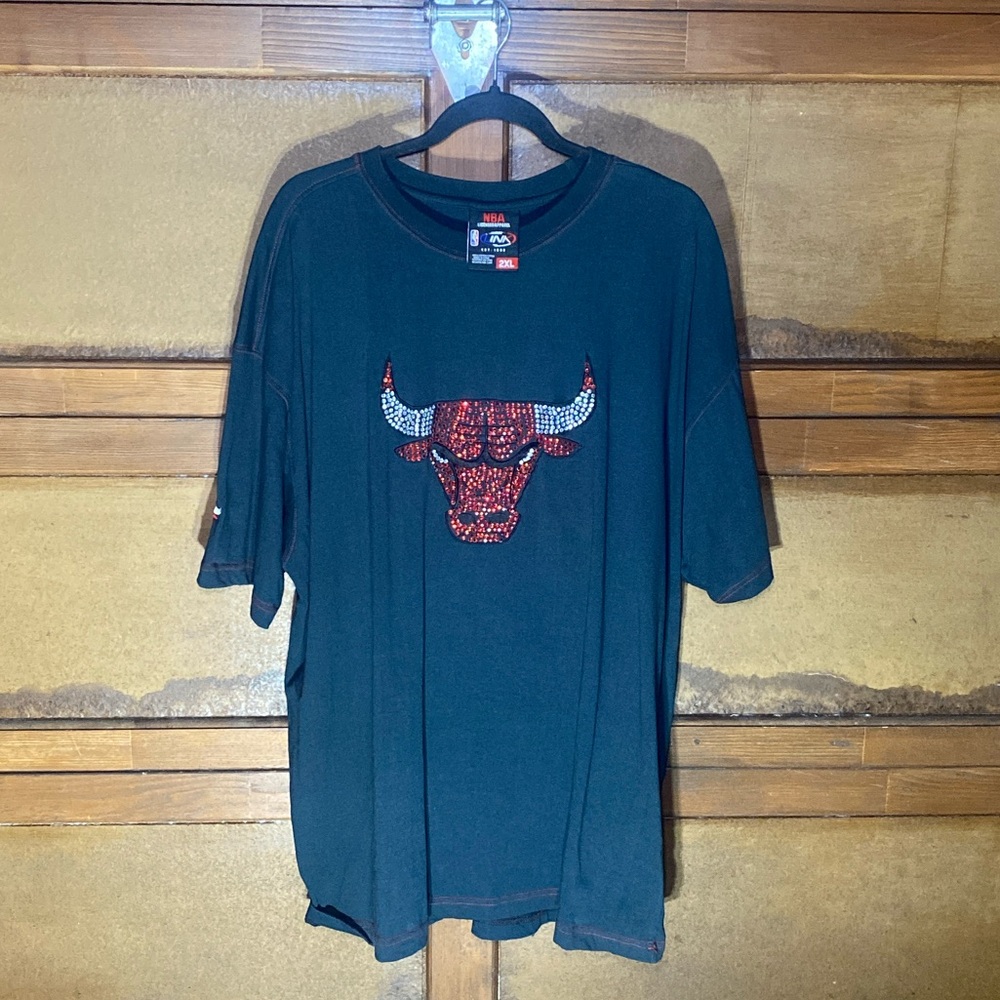 NBA Black Bull Graphic Short Sleeve Tee